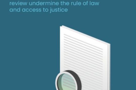 Price tag: How costs rules in judicial review undermine the rule of law and access to justice