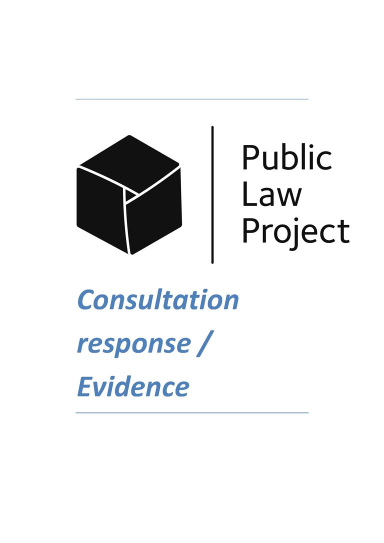 Evidence of the Public Law Project to the Labour Review of Legal Aid ...